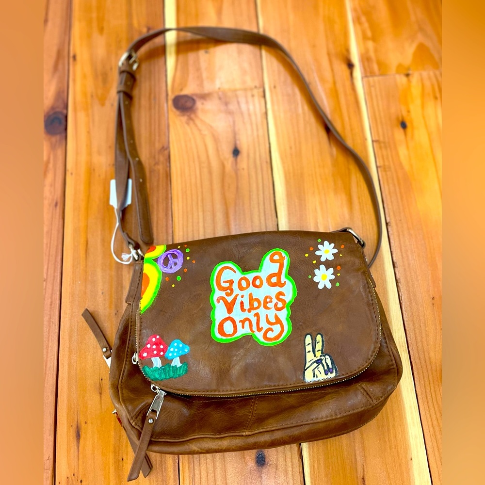 Shoulder Bag Hand Painted Boho
